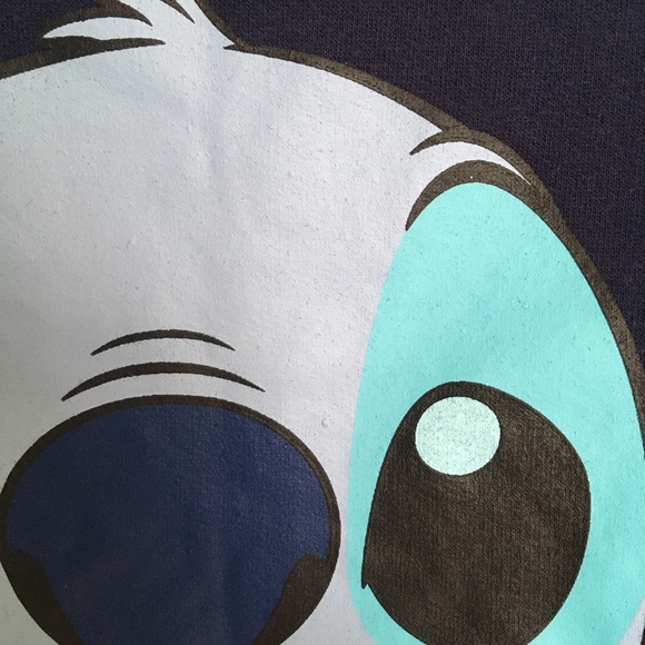 Disney Stitch medium winter holiday blue pullover sweater - Picture 13 of 13